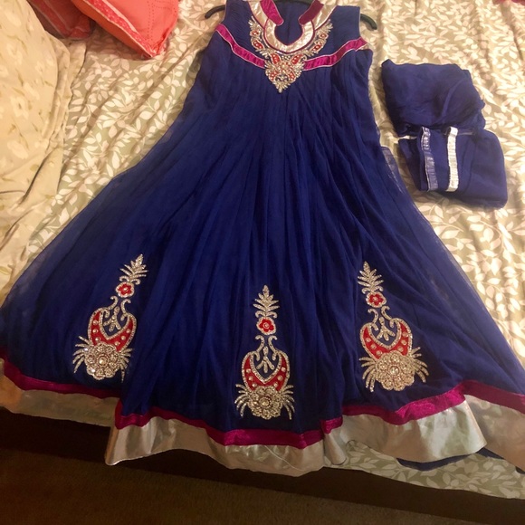 Indian Anarkali Dress - Picture 1 of 3